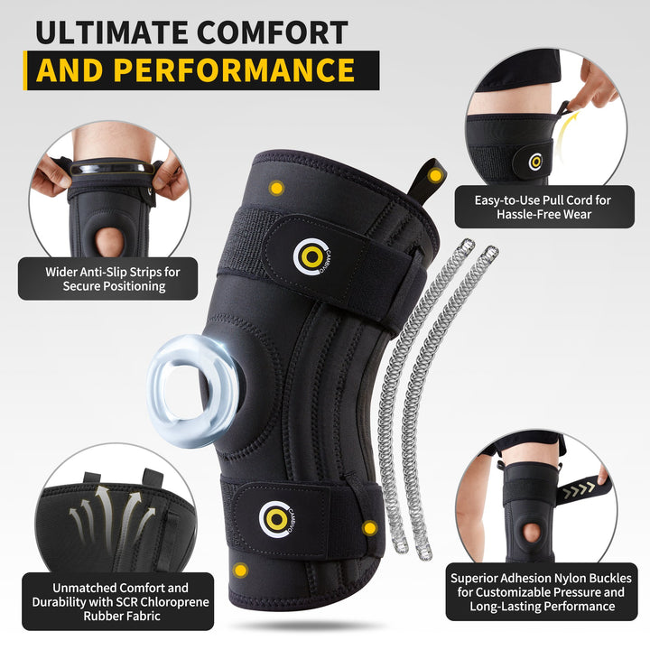 CAMBIVO Adjustable Knee Brace Support for Running - Cambivo