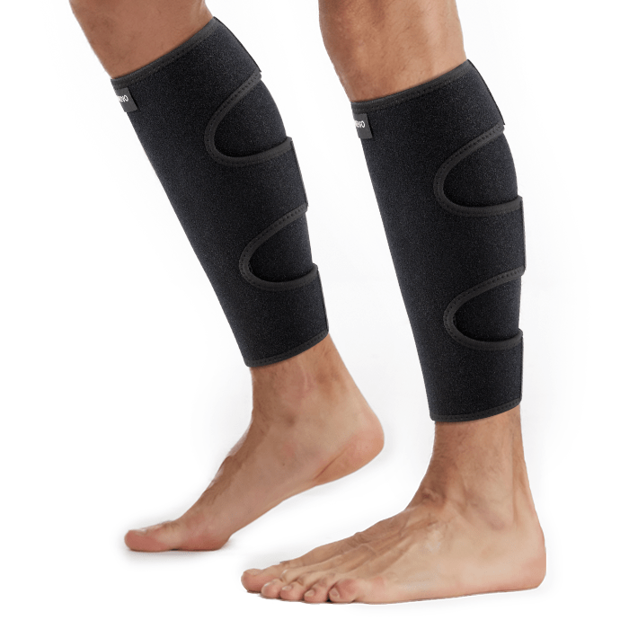 Calf Braces Adjustable Shin Splints Support Wrap for Torn Calf Muscles ...