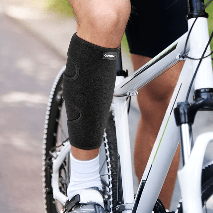 CAMBIVO Calf Braces Adjustable Shin Splints Support Wrap for Torn Calf Muscles - Cambivo