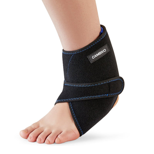 CAMBIVO Cold Therapy Reusable Gel Packs Ankle Brace - Cambivo