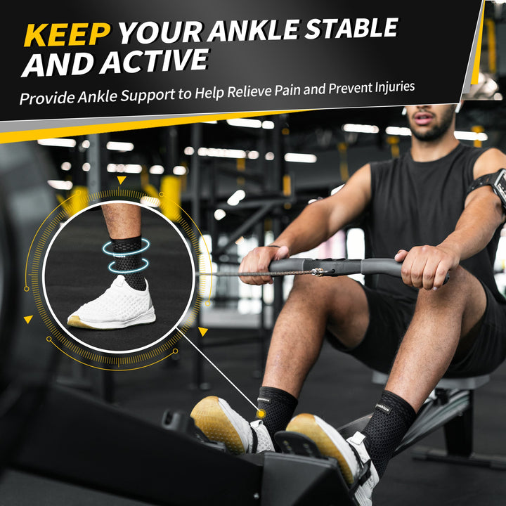 CAMBIVO Compression Ankle Support for Achilles Tendonitis - Cambivo