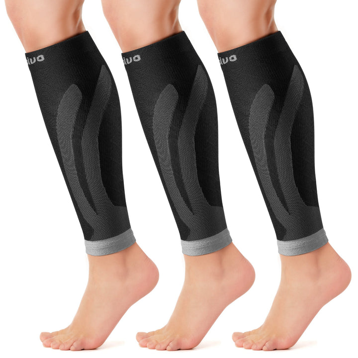 Cambivo Compression Calf Sleeves for Workout (3 Pairs) - Cambivo