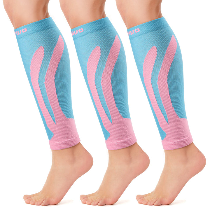 Cambivo Compression Calf Sleeves for Workout (3 Pairs) - Cambivo