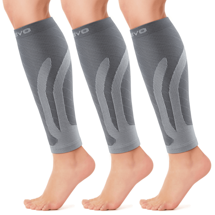 Cambivo Compression Calf Sleeves for Workout (3 Pairs) - Cambivo