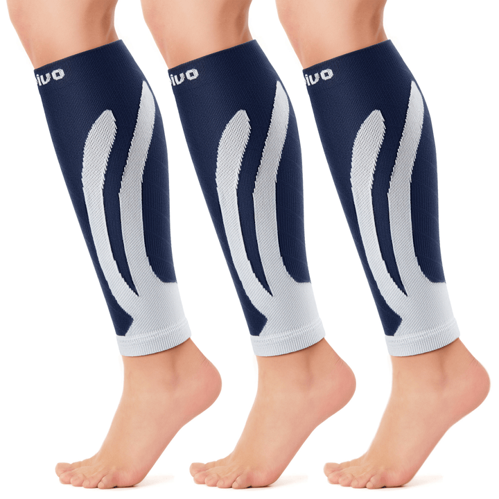 Cambivo Compression Calf Sleeves for Workout (3 Pairs) - Cambivo