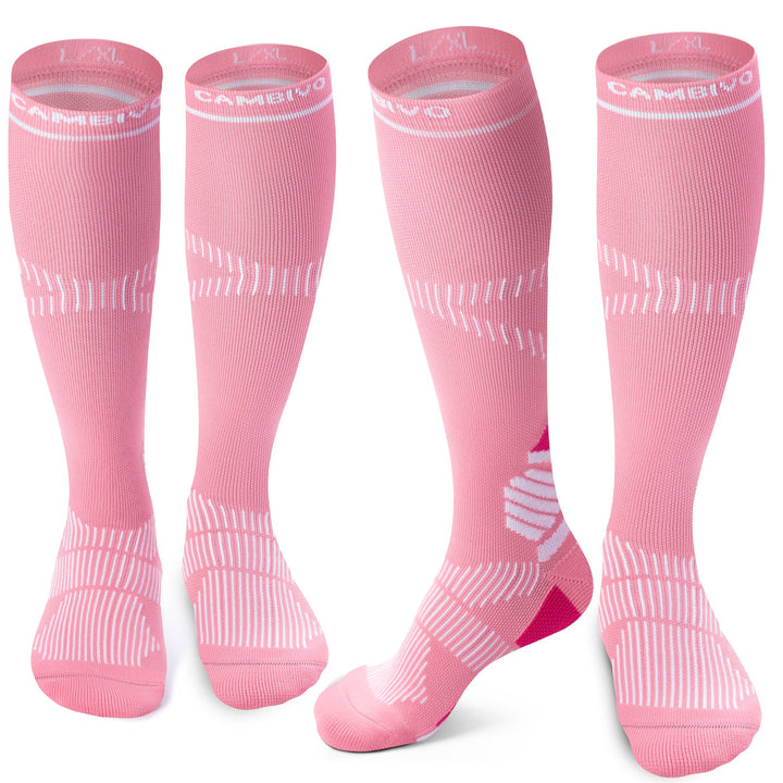 CAMBIVO Compression Socks Knee - High Support Stockings for Running - Cambivo