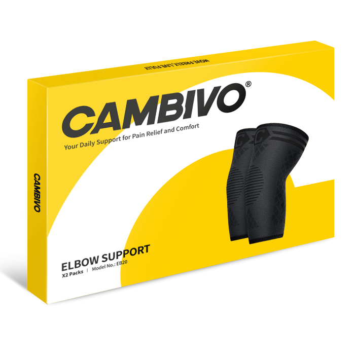 CAMBIVO Elbow Compression Sleeve for Arthritis & Tendinitis - Cambivo