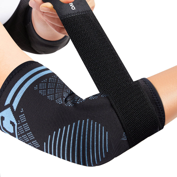 CAMBIVO Elbow Compression Sleeve with Removable Strap & Gel Pad - Cambivo