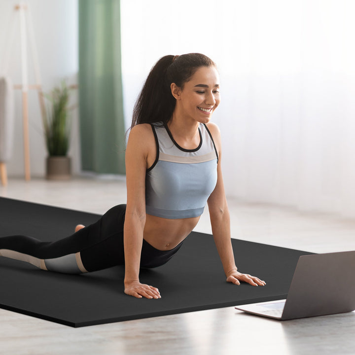 CAMBIVO Extra Thick Yoga Mat for Pilates & Stretching - Cambivo