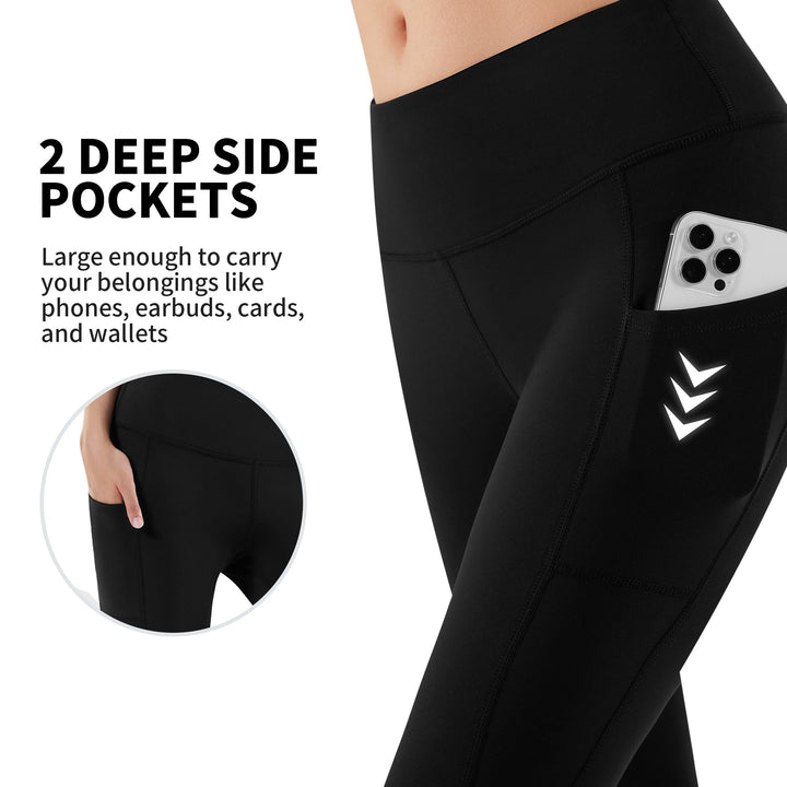 CAMBIVO Fleece Lined Leggings for Women - WM - Cambivo