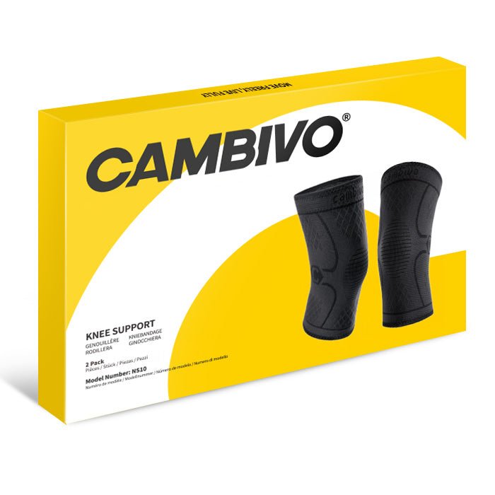 CAMBIVO Knee Brace Compression Sleeve for Meniscus Tear - Cambivo