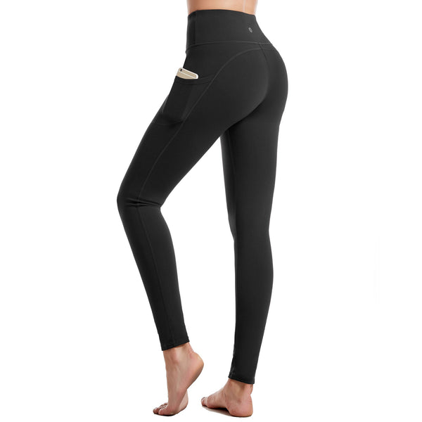 CAMBIVO Non - See - Through Tight Yoga Pants for Women, Workout Leggings with Pockets - Cambivo