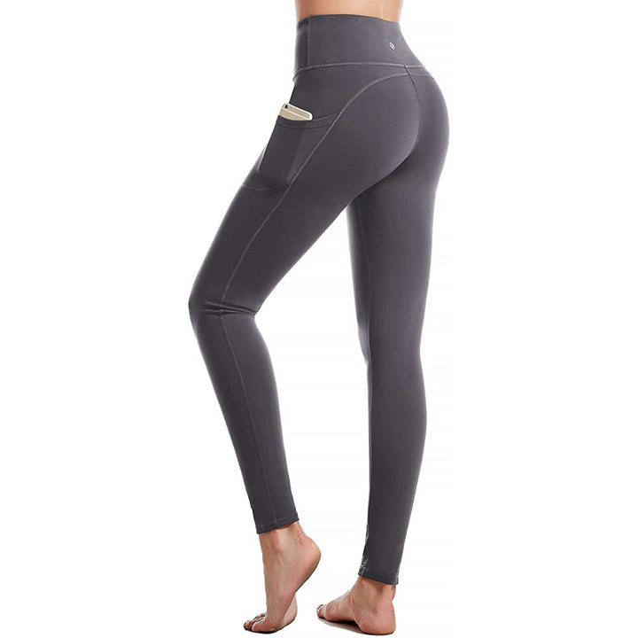 CAMBIVO Non - See - Through Tight Yoga Pants for Women, Workout Leggings with Pockets - Cambivo