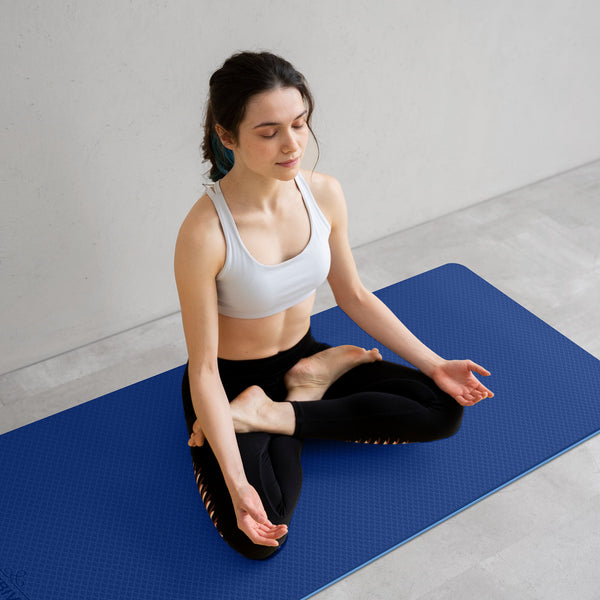 CAMBIVO Non Slip TPE Eco Yoga Mat for Exercise - Cambivo