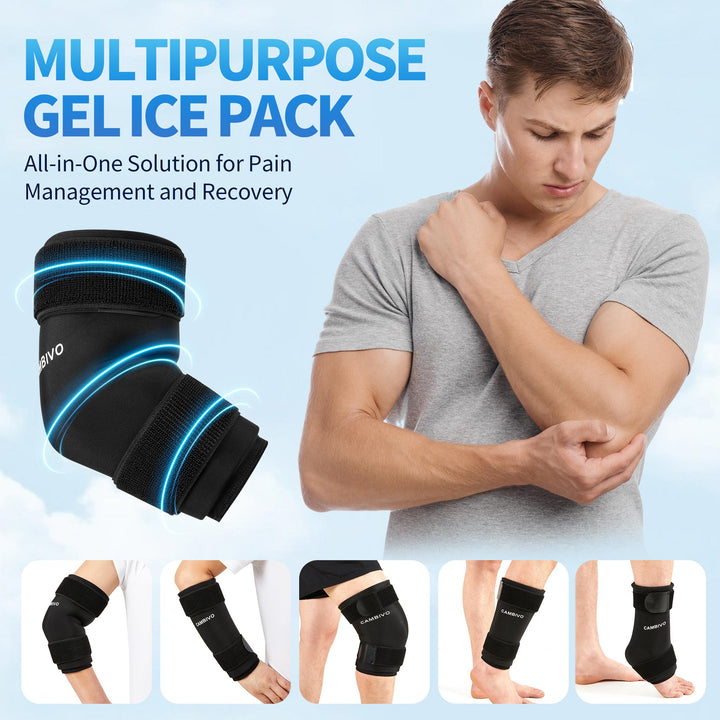 CAMBIVO Reusable Gel Cold Therapy Elbow Brace - Cambivo