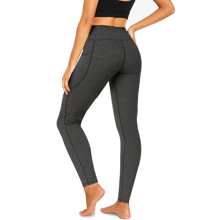 CAMBIVO Women's High Waisted Breathable Yoga Leggings with Two Pockets (WS) - Cambivo
