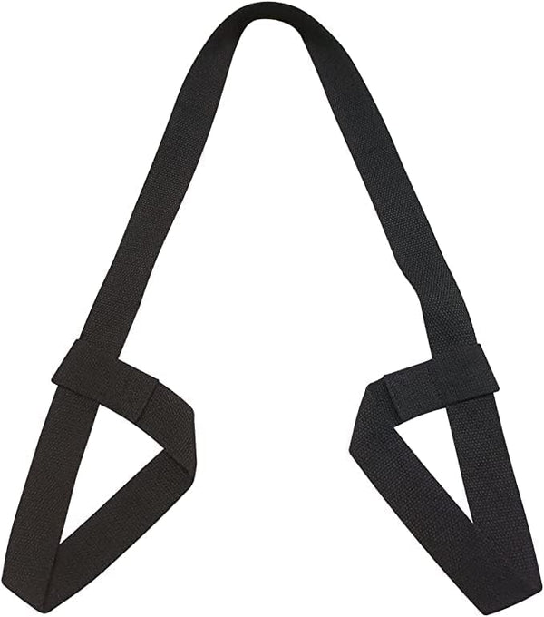 CAMBIVO Yoga Strap Sling for Stretching 6 ft Anti - Slip Band with Adjustable Metal D - Ring Buckle - Cambivo
