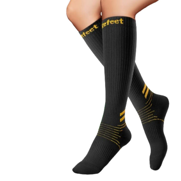 WAKEFEET 15 - 25 mmhg Scent Knee High Compression Socks for Women & Mens (3 Pairs) - WM - Cambivo