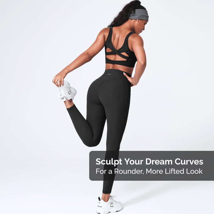 Yogaration High Waist Buttery Soft Leggings for Women with Pockets - WM - Cambivo