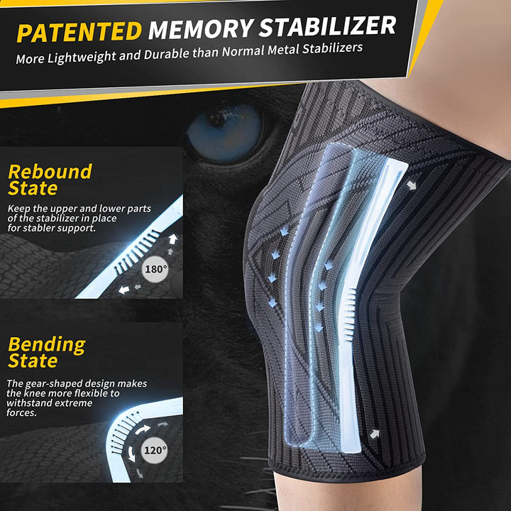  CAMBIVO Knee Brace for Knee Pain with Patella Gel Pads