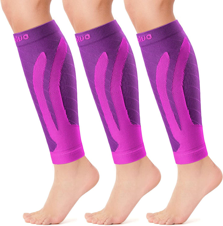 Sparthos Calf Compression Sleeves (Pair) – Leg Compression Socks for Men  and Women – Shin Splint Calf Pain Relief Calf Medical Leg Pain and Cramps  Recovery Varicose Veins (Pink-S) in Oman
