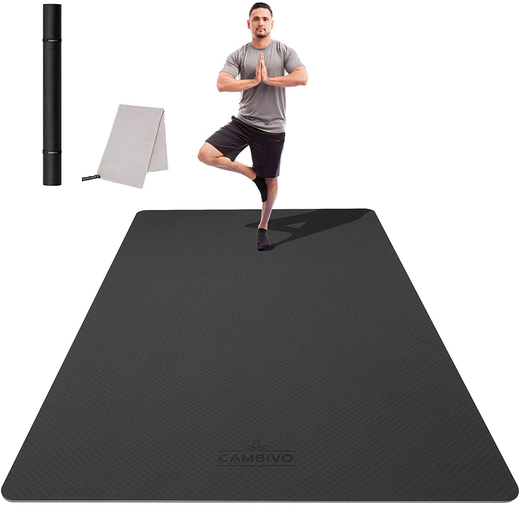 Large Yoga Mat Black