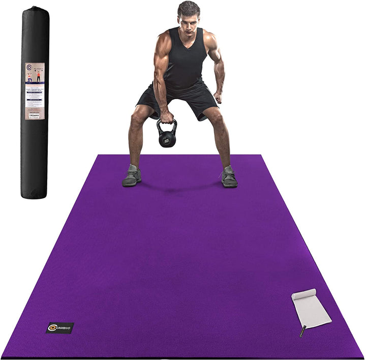 Extra Large Exercise Mat for Home Workout 96 x 54 inch, Workout  Mats for Home Gym Flooring, Thick Ultra Durable Cardio Mat, Ideal for All  Intense Fitness- Shoe Friendly, Eco