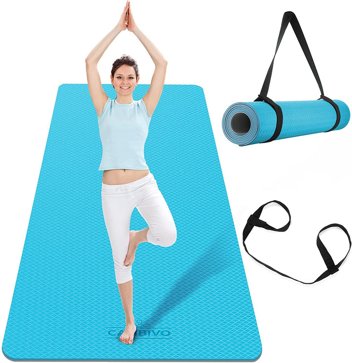 Buy BEAUTYOVO Yoga Mat, Eco Friendly TPE Non Slip Yoga Mat by T“V